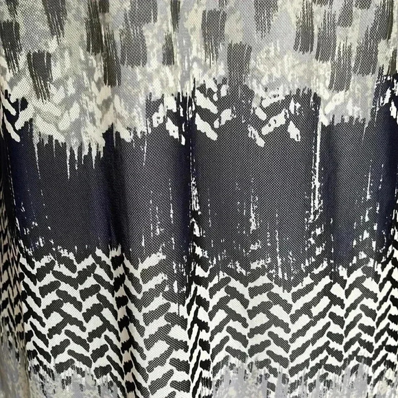 PerSeption Concepts Sheer Button Down Roll Sleeve Blouse.​​ - Picture 10 of 16